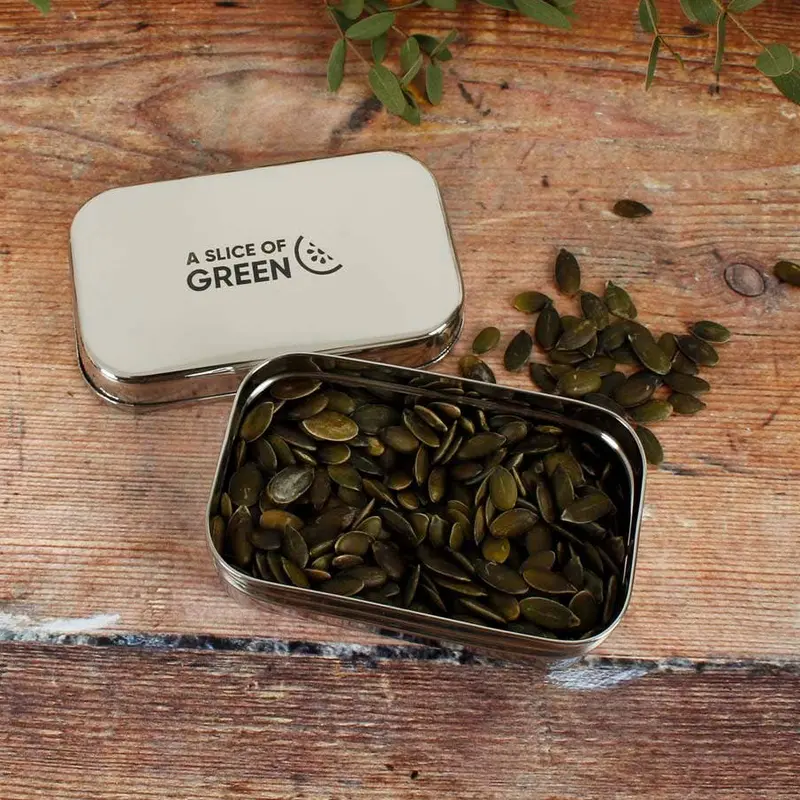 A Slice Of Green Morri Stainless Steel Snack Pot