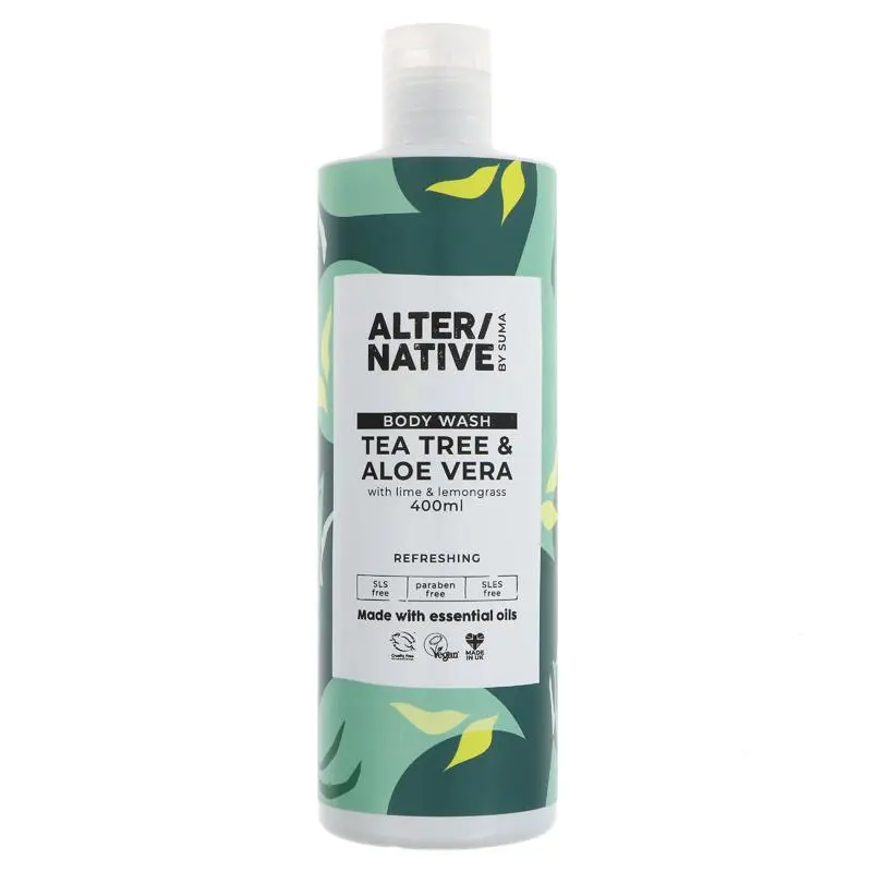 Alter/Native By Suma Body Wash - Tea Tree & Aloe Vera