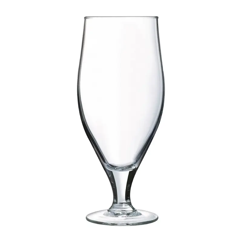 Arcoroc Cervoise Stem Beer Glasses 380ml LUKCA-NI 1/2 Pint (24 Pack)
