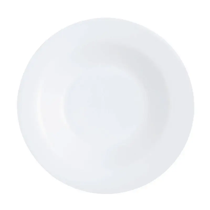 Arcoroc Intensity White Soup Plates 220mm (Pack of 24)