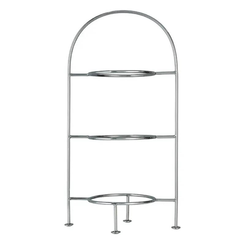 Artis 3-Tier Cake Stand Chrome 275mm (Pack of 2)