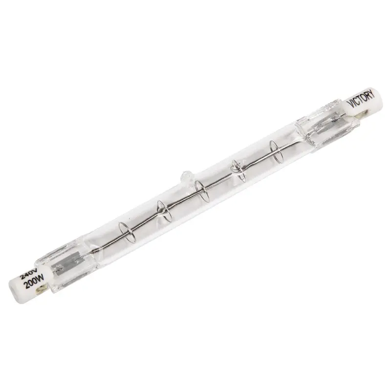 Bare Infrared Quartz Heat Bulb R7 118mm 200W