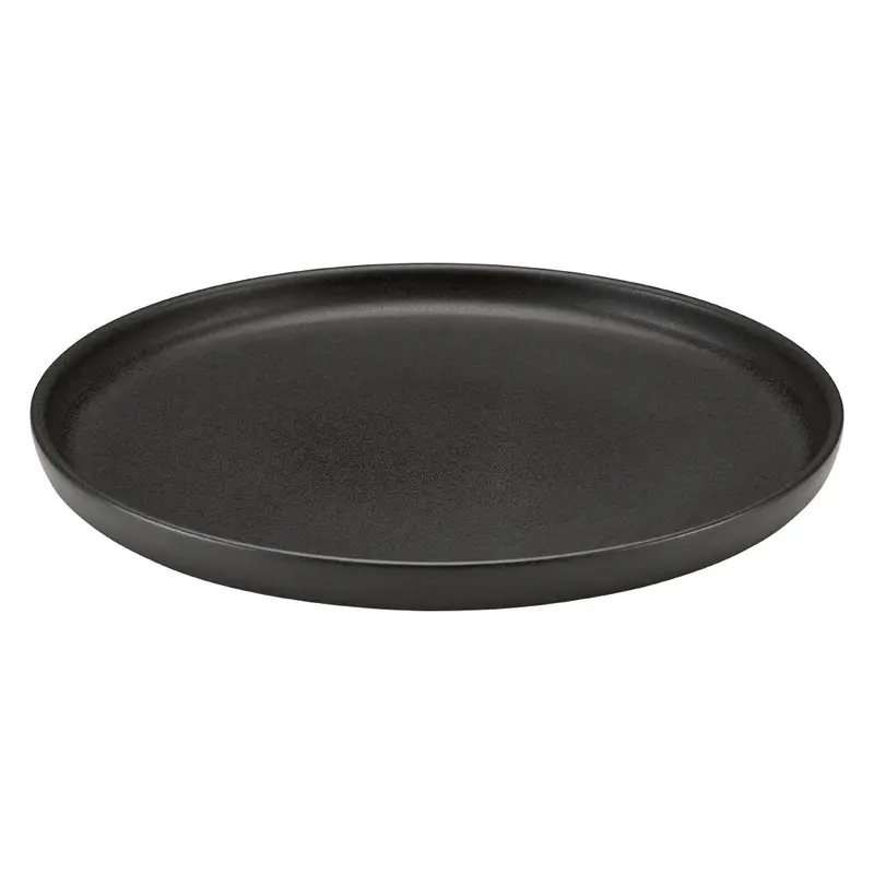 Bauscher Elements Black Walled Plates 280mm (Pack of 6)