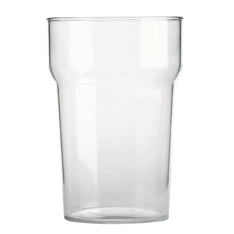 BBP Polycarbonate Nonic Pint Glasses 570ml CE Marked (Pack of 48)