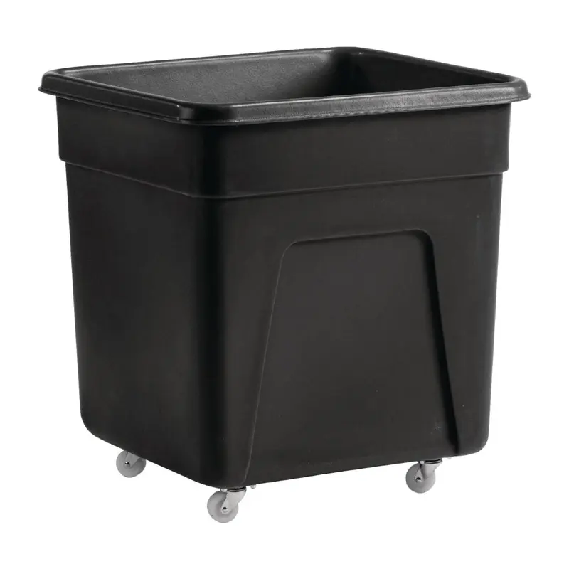 Black Polyethylene Trolley 195Ltr