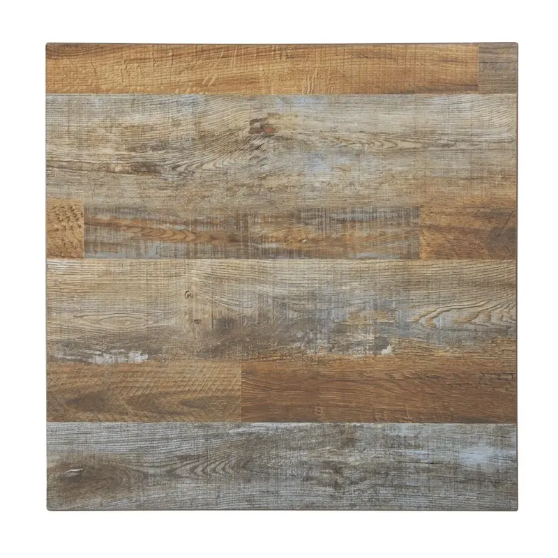 Bolero Pre-Drilled Square Table Top Urban Dark 700mm