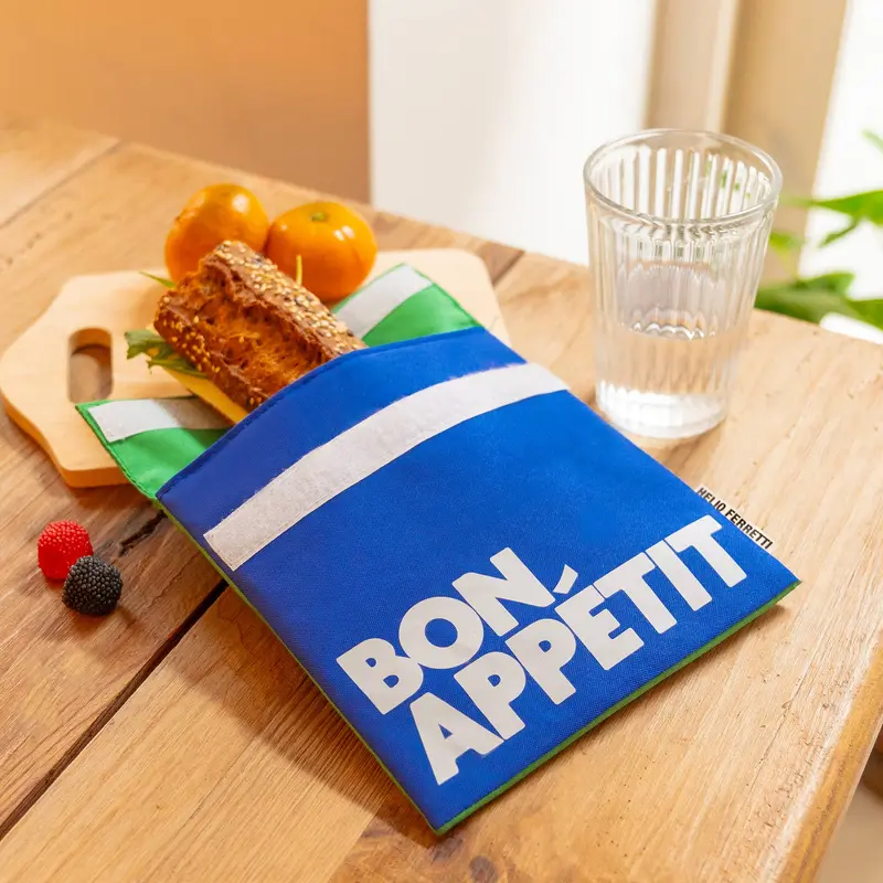 Bon Appetit Blue Snack Bag