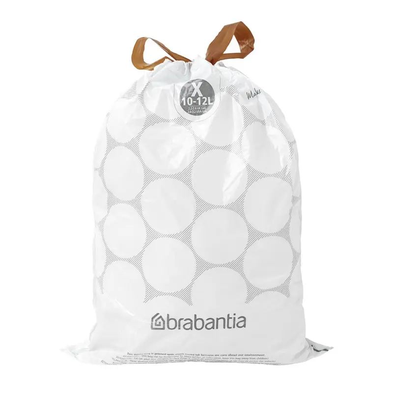 Brabantia PerfectFit Bin Bags, Code X, 10-12Ltr (Pack of 40)