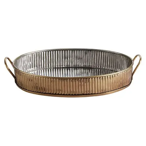 Brass Antique Serving Tray 31cm