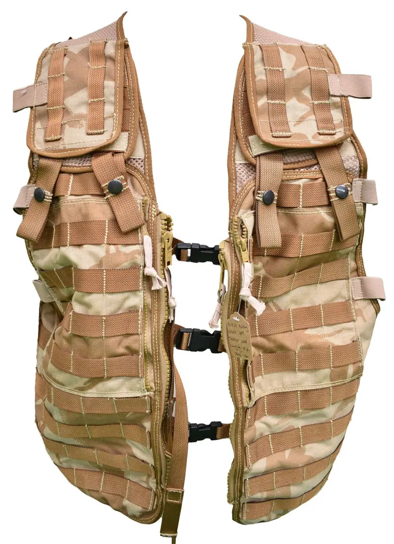 British Military Desert DPM Tactical Load Carrying Vest - Dark Tan