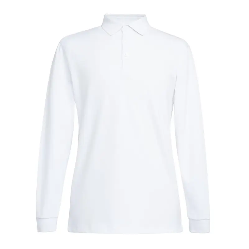 Brook Taverner Frederick Mens Long Sleeve Polo Shirt White Size 2XL