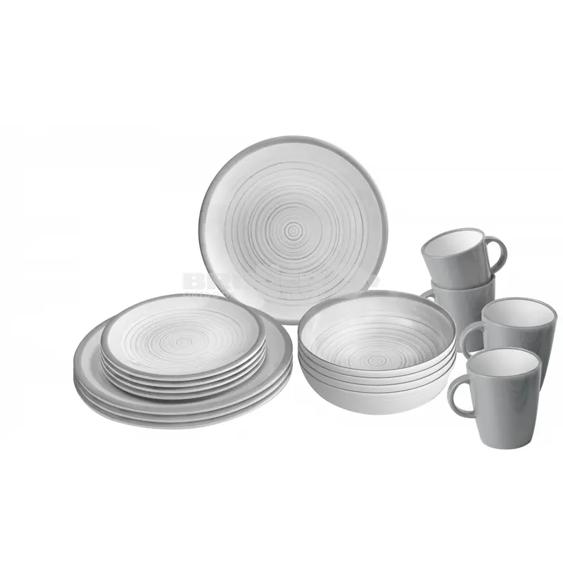 Brunner Bellagio 16 Piece Lunch Box Melamine Set