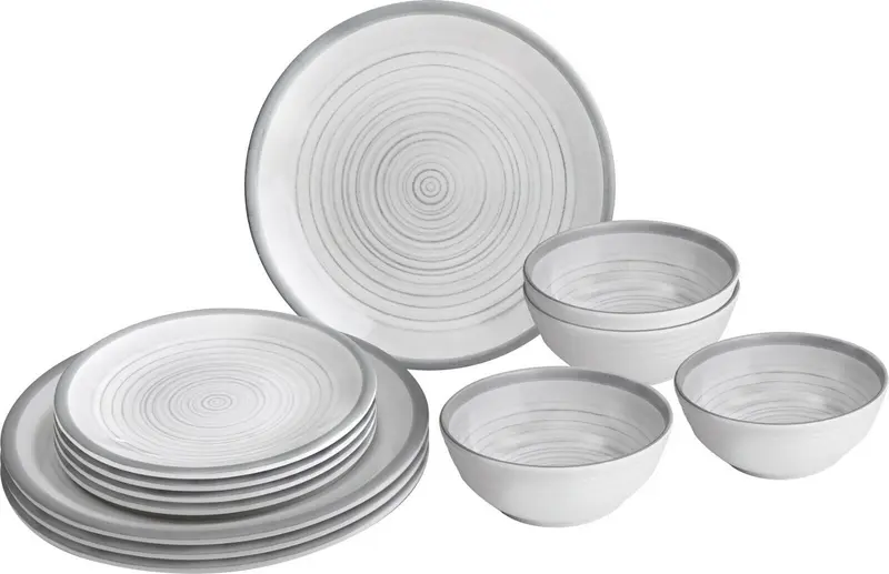Brunner Bellagio Midday 12 Piece Melamine Dinner set