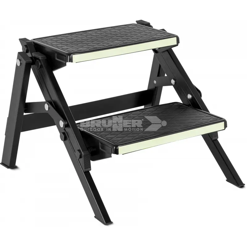 Brunner Ruckstep Black Fluorescent Double Folding Step