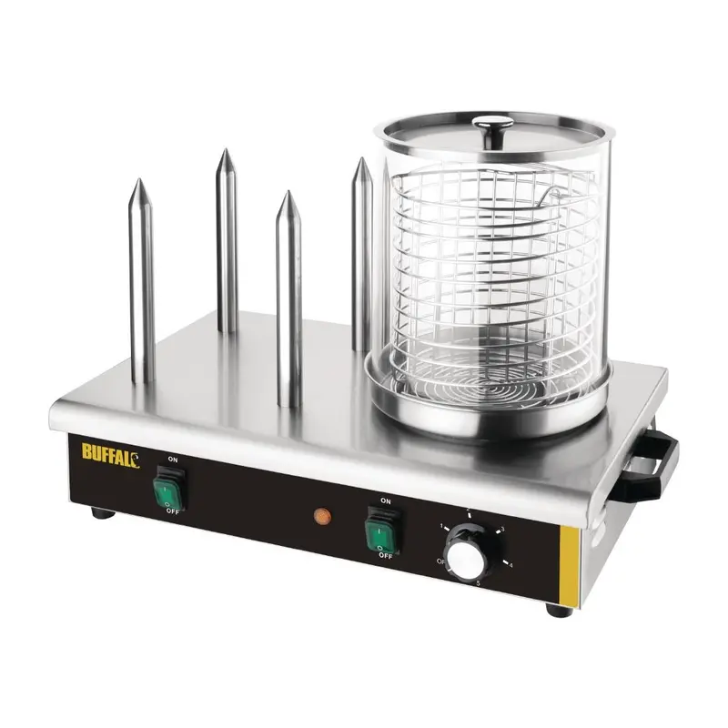 Buffalo 4 Spike Hot Dog & Bun Warmer