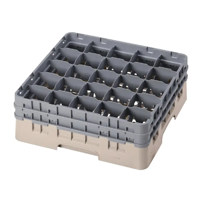 Cambro Camrack Beige 25 Compartments Max Glass Height 155mm