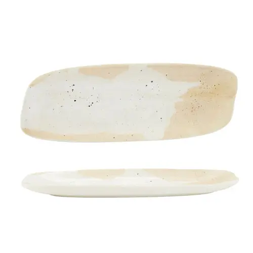 Cameo Stoneware Rectangular Platter 34x11cm/13.25"x4.25" (Pack of 6)