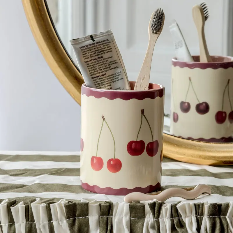 Ceramic ‘Everything’ Pot - Cherries