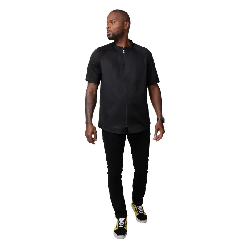 Chef Works Arcadia Sustainable Unisex Chef Jacket Black XL