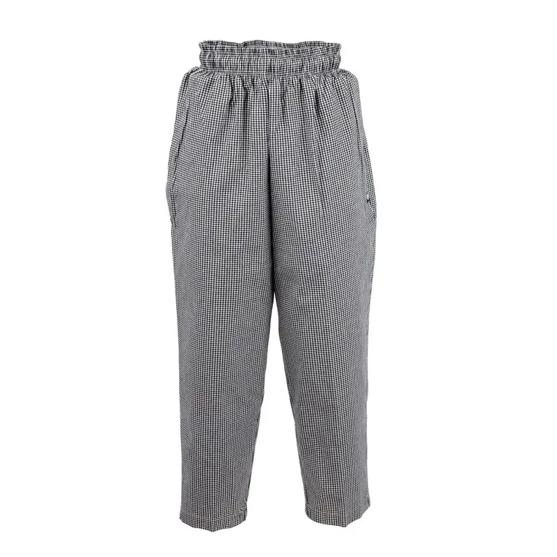 Chef Works Essential Baggy Pants Small Black Check 3XL