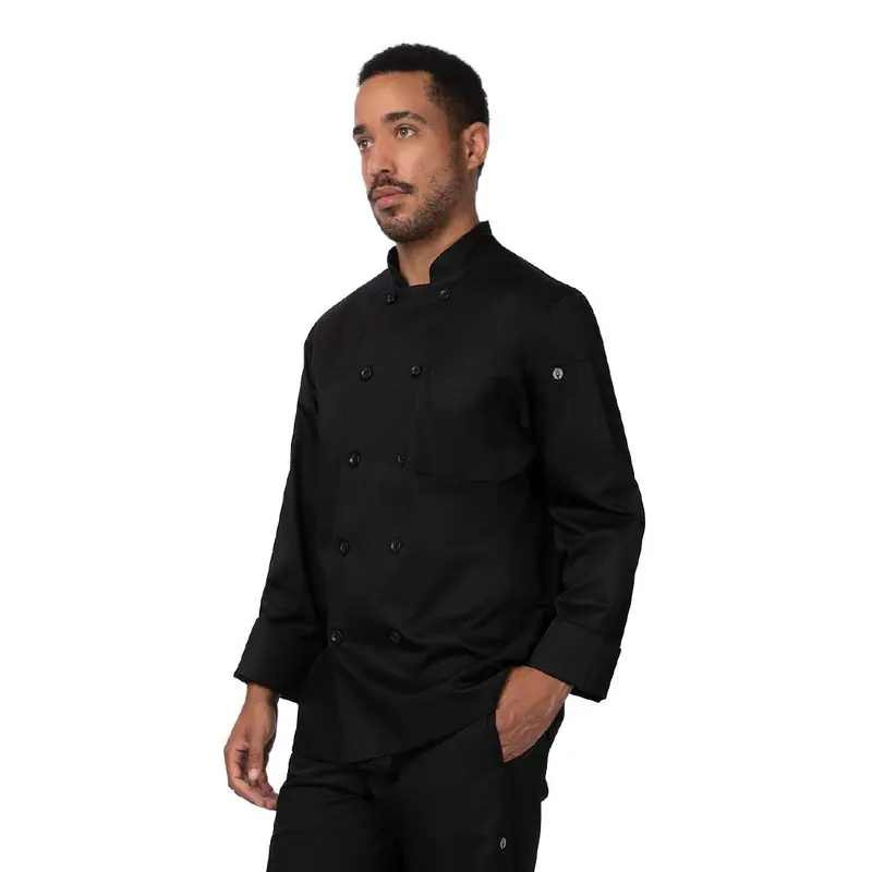 Chef Works Le Mans Recycled Unisex Chef Jacket Black 3XL