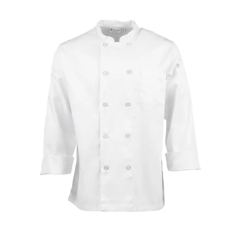 Chef Works Unisex Le Mans Chefs Jacket White XL