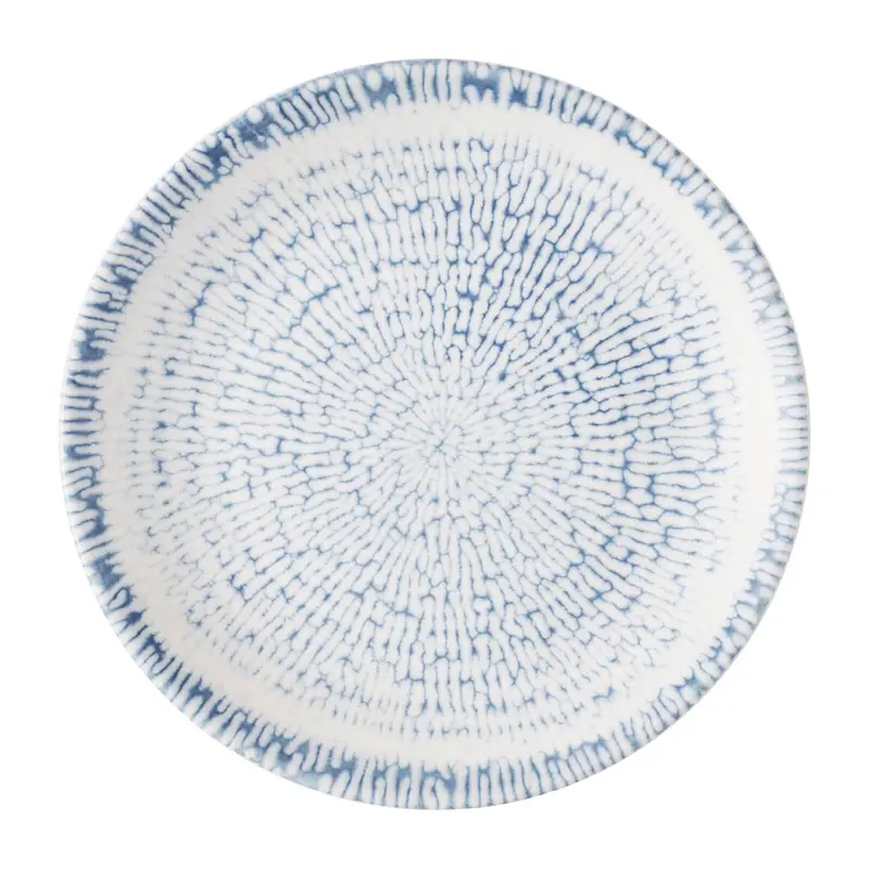 Churchill Cascade Coupe Plates Indigo 165mm (12 Pack)