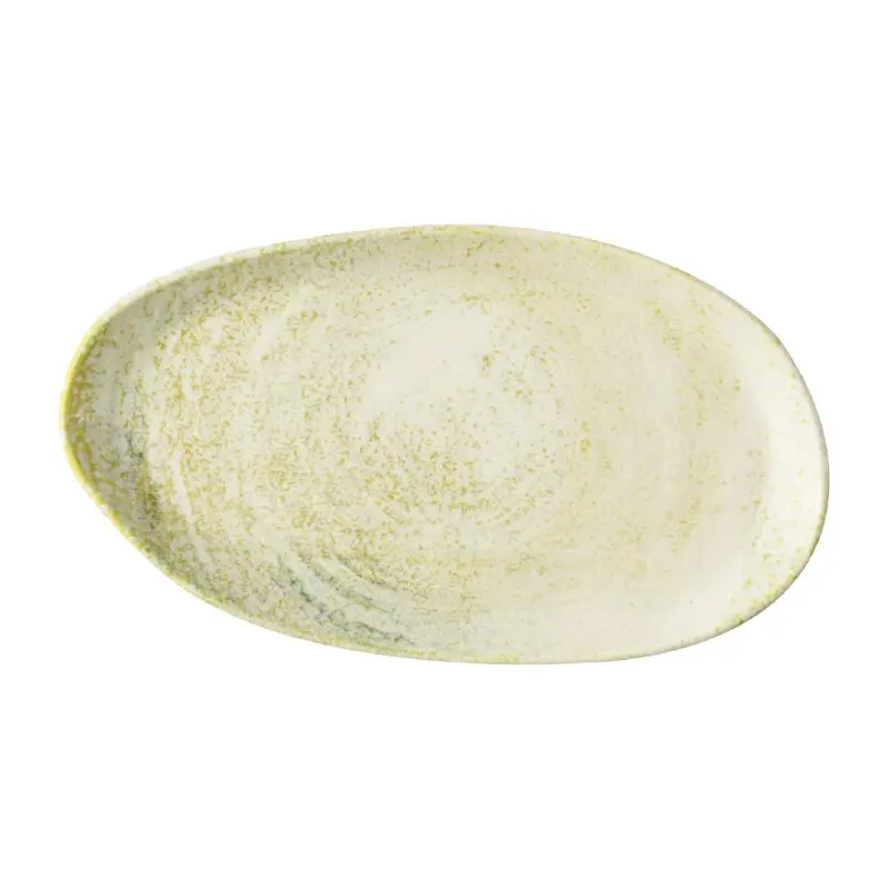 Churchill Envisage Erosion Sand Natural Oblong Plates 260x150mm (Pack of 6)