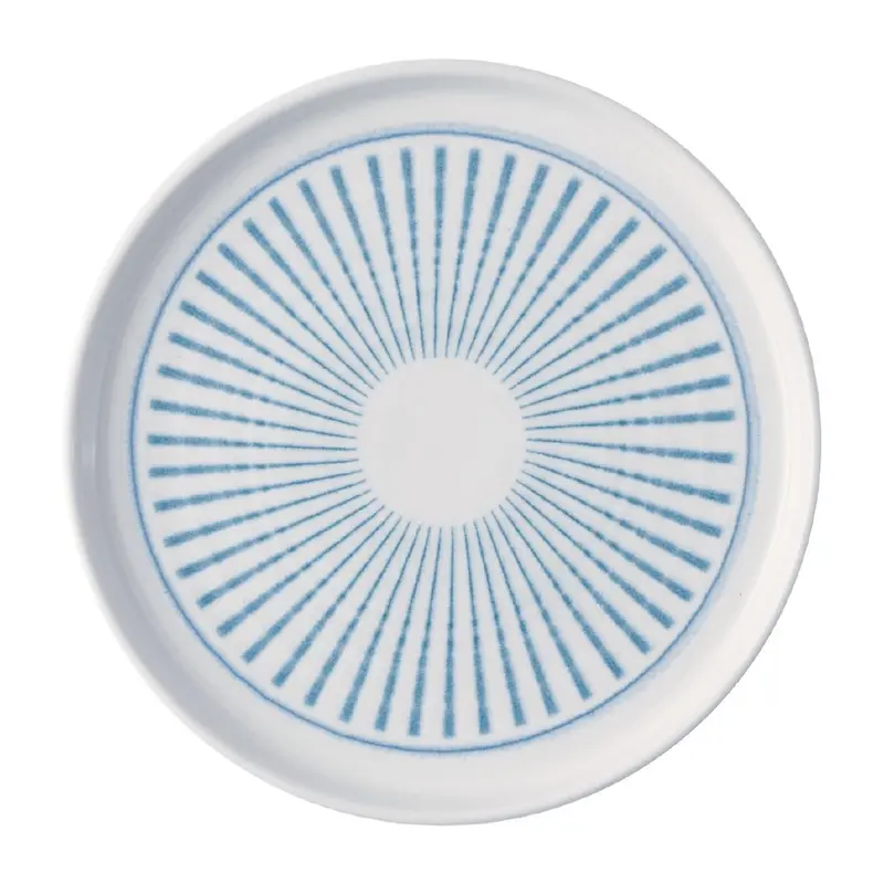 Churchill Era Blue Walled Plates 210mm (Pack of 6)