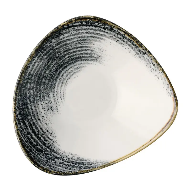 Churchill Homespun Accents Black Lotus Bowls 235mm (Pack of 12)