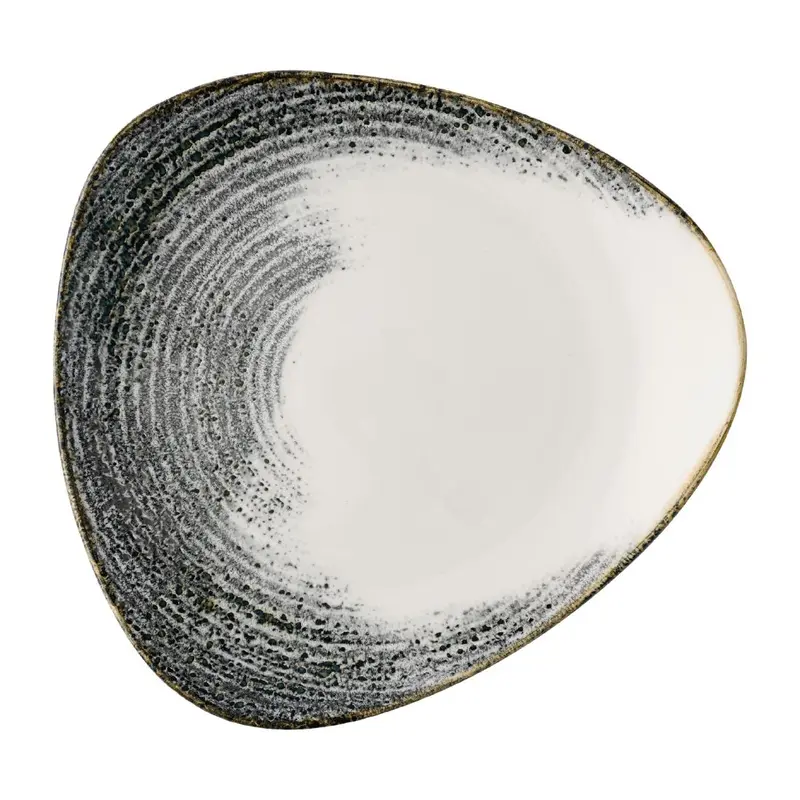 Churchill Homespun Accents Black Lotus Plates 285mm (Pack of 12)