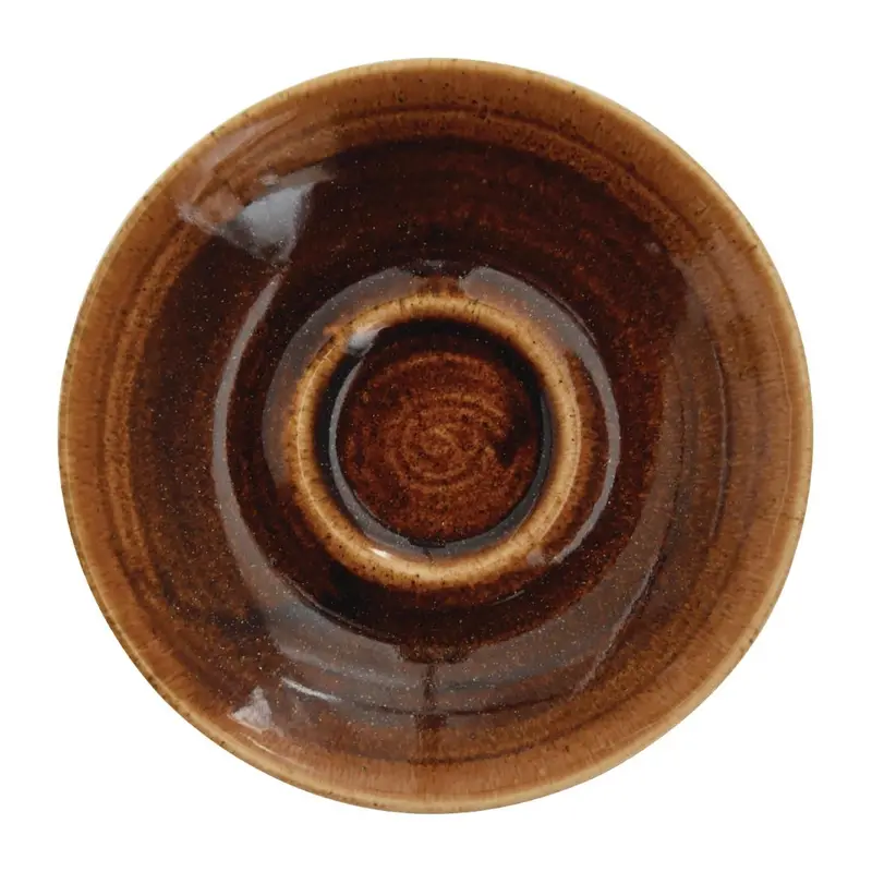 Churchill Monochrome Cappuccino Saucer Vintage Copper (Pack of 12)