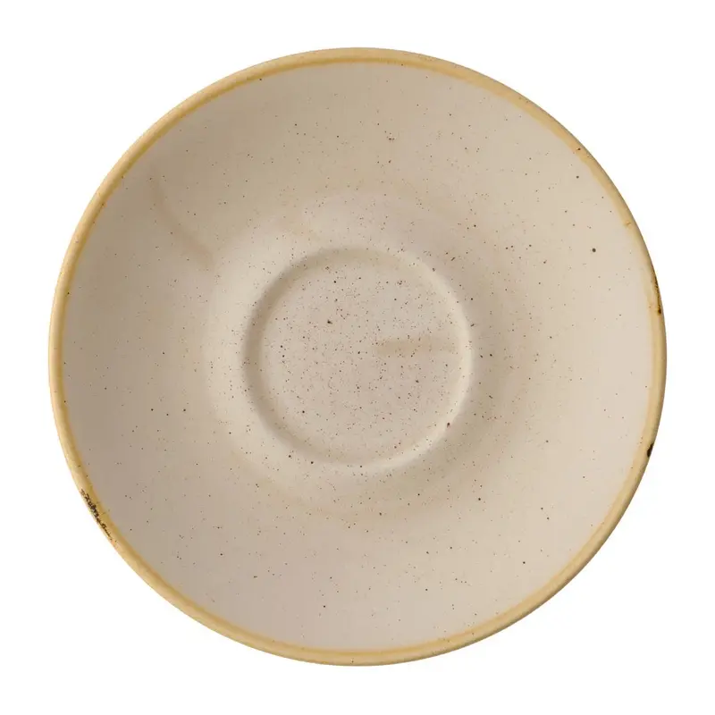 Churchill Stonecast Nutmeg Cream Cappuccino Saucers 158mm (Pack of 12)
