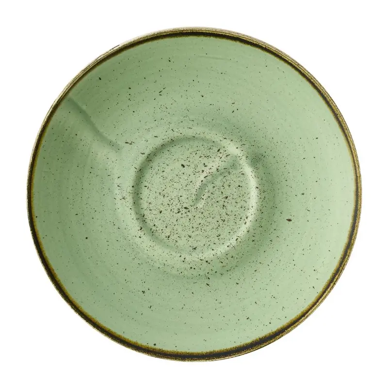 Churchill Stonecast Sage Green Cappuccino Saucers 158mm (Pack of 12)