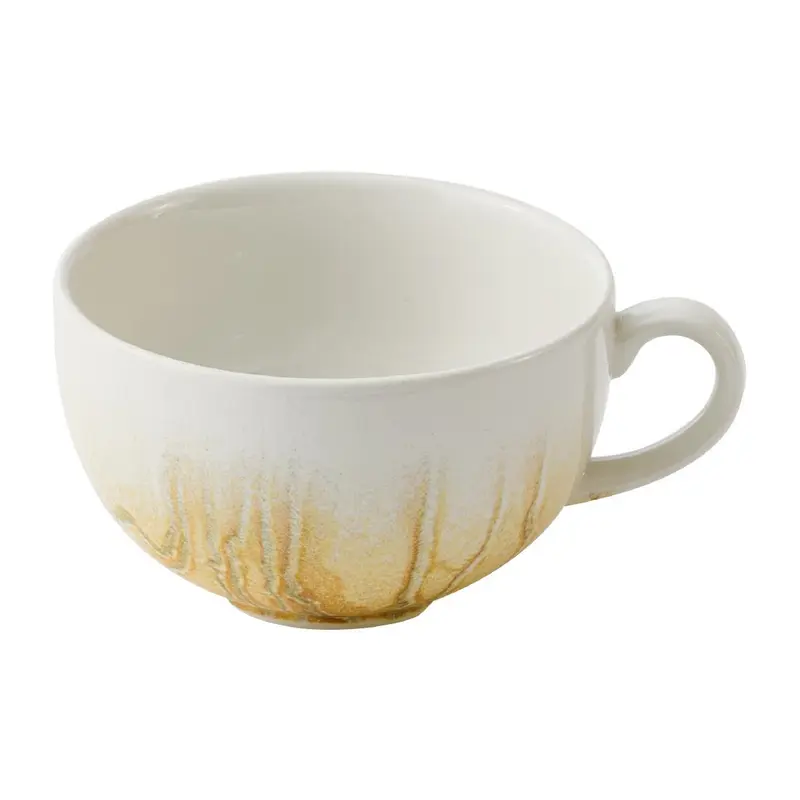 Churchill Tide Gold Cappuccino Cups 355ml (Pack of 12)