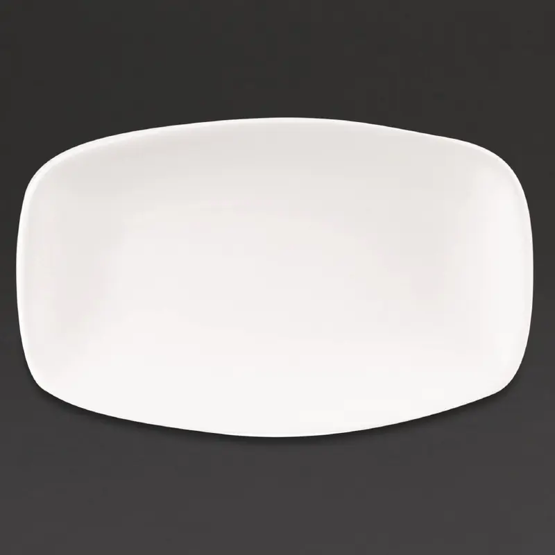 Churchill X Squared Oblong Plates White 121 x 200mm (Pack of 12)