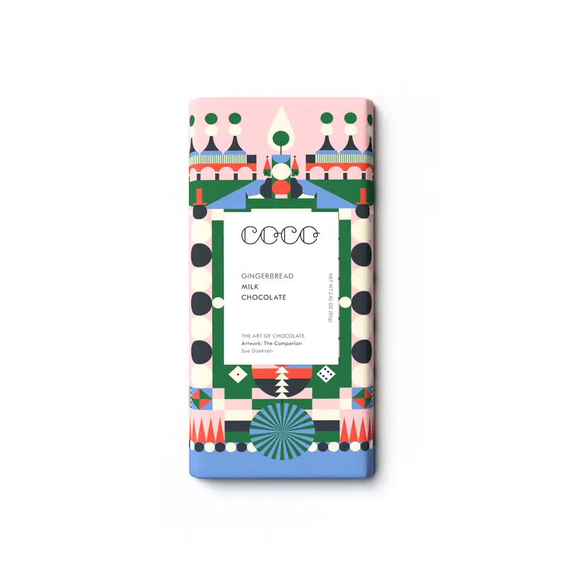 COCO Gingerbread Milk Chocolate Bar