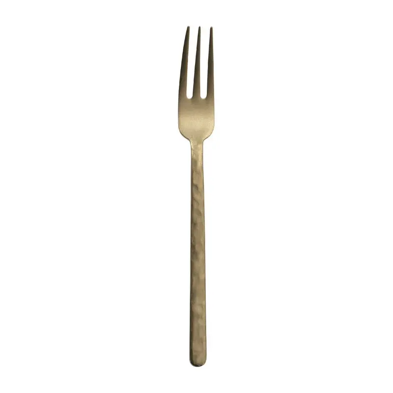 Comas Kodai Vintage Gold 3-Prong XL Table Forks (12 Pack)