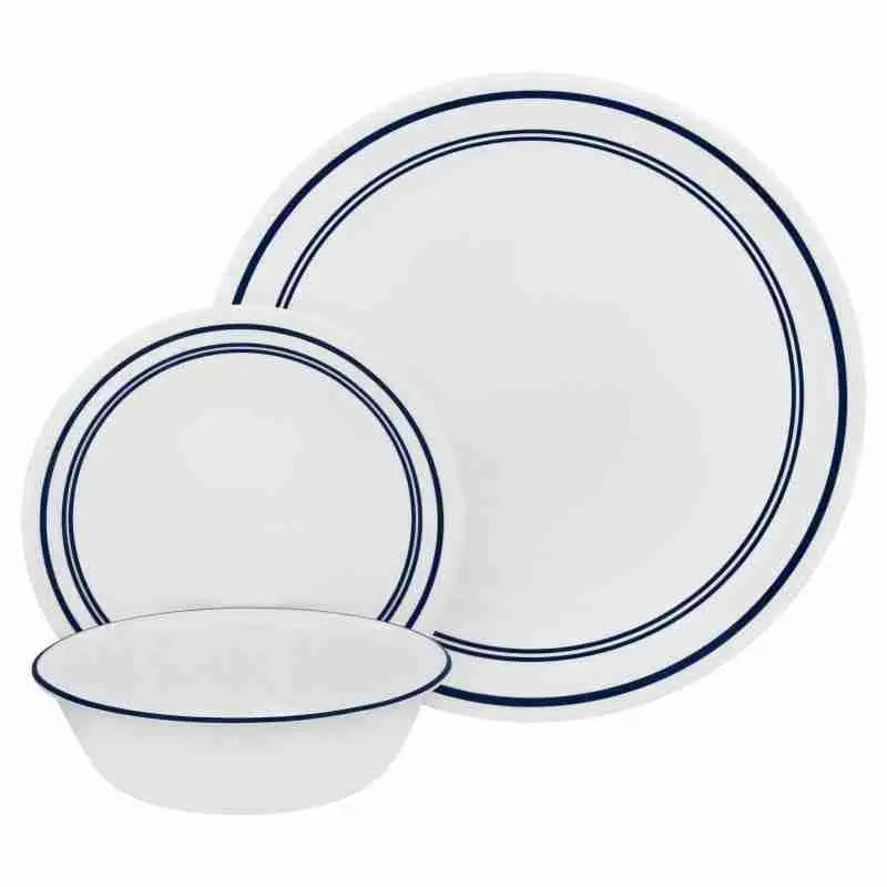 Corelle Cafe Blue 12pc Dinner Set