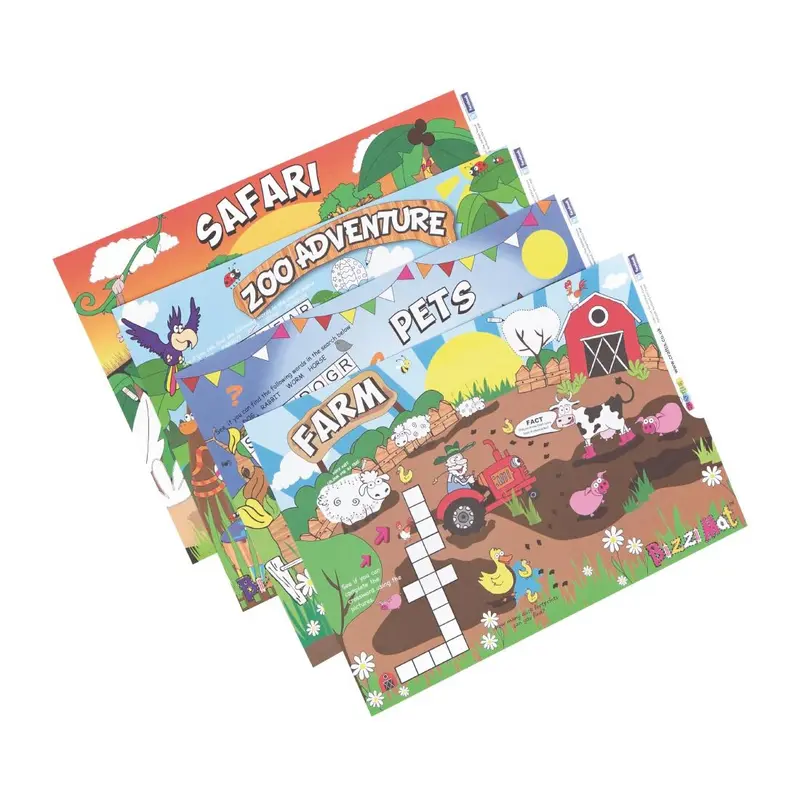 Crafti's Kids Activity Sheets Assorted Designs 500 Pack