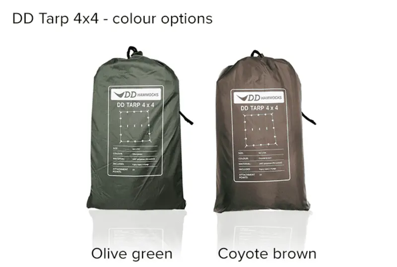 DD Hammocks Tarp 4m x 4m - Coyote Brown