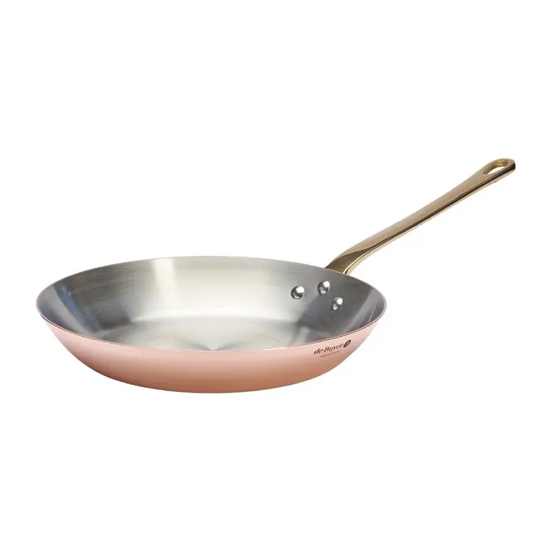 De Buyer Inocuivre Copper Frypan with Brass Handle 20cm