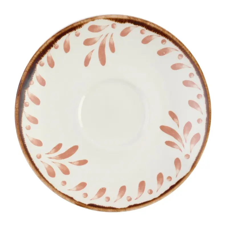 Dudson Harvest Mediterranean Terracotta Saucer 156mm (12 Pack)