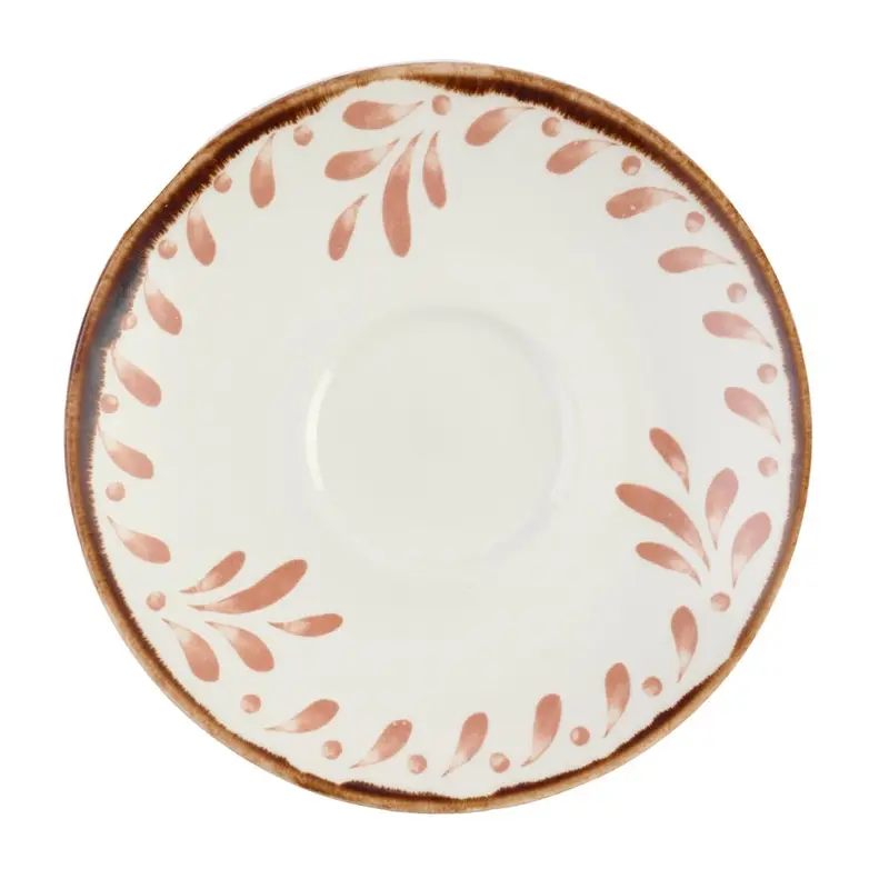 Dudson Harvest Mediterranean Terracotta Saucers 118mm (12 Pack)
