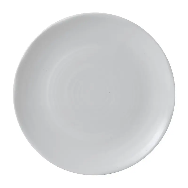 Dudson White Organic Coupe Plates 164mm (12 Pack)