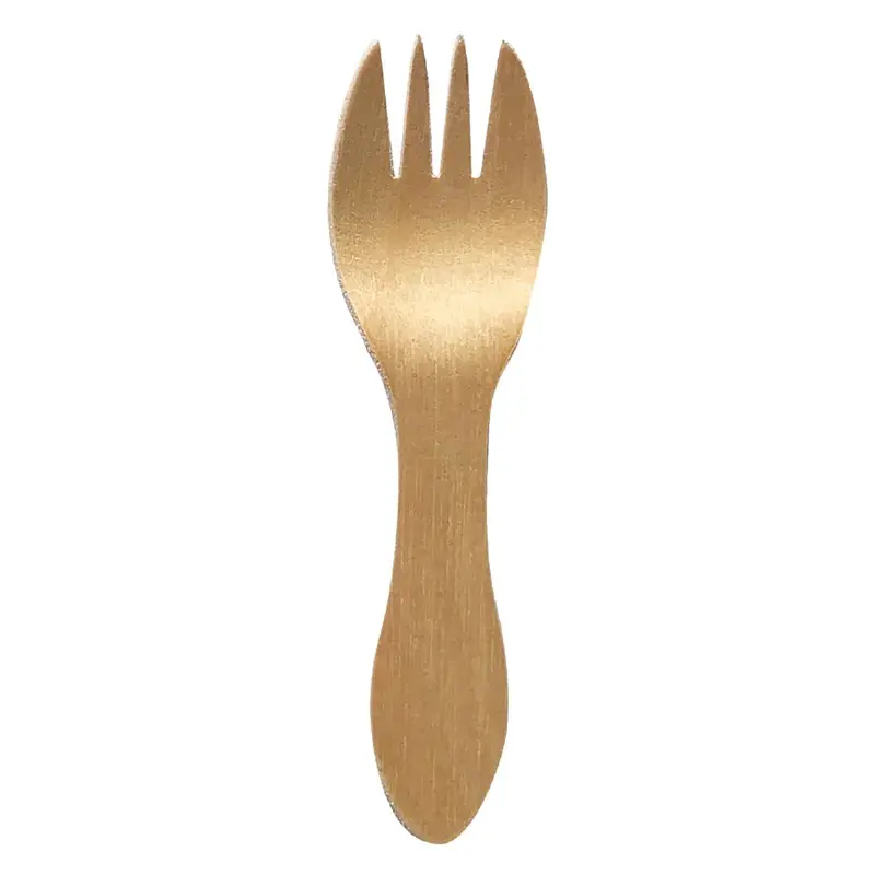 eGreen Birchwood Mini Forks (1000 Pack)