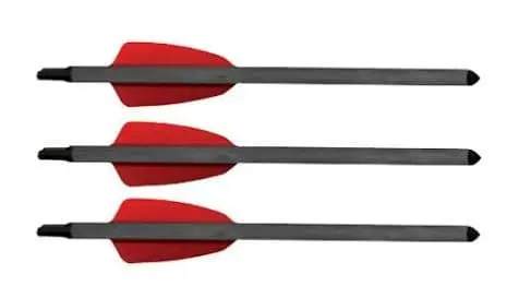 EK Archery 15" Cobra R9 Carbon Crossbow Bolts - 10pk