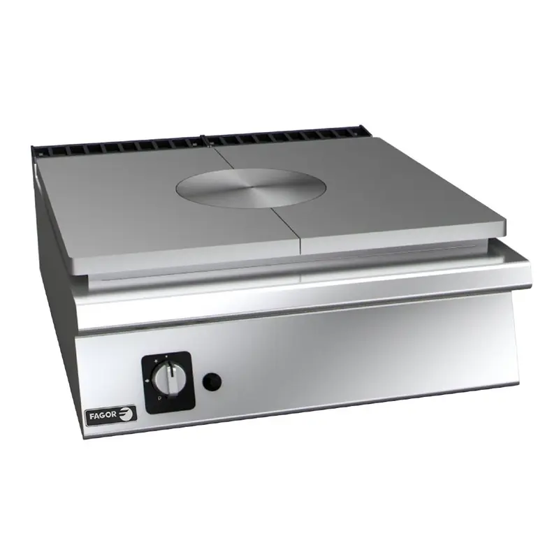 Fagor 900 Series 4 Zone Countertop Solid Top Gas Range C-G910
