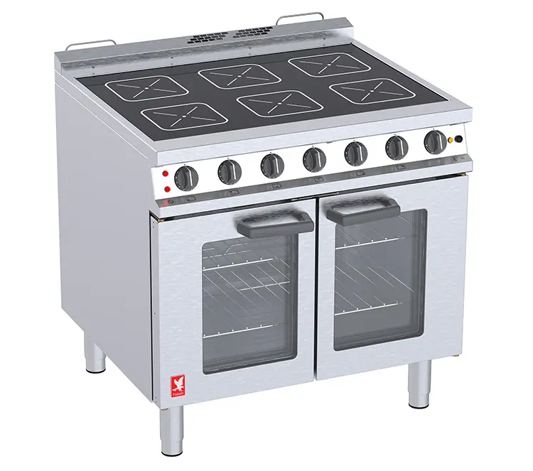Falcon Dominator Plus E3196 Six Hob Ceramic Glass Range Cooker