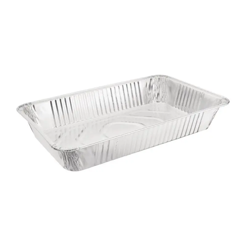 Fiesta Recyclable Foil 1/1 GN Containers 78mm (5 Pack)